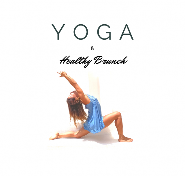 Yoga class and healthy brunch